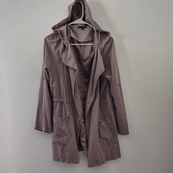 Staccato Jackets & Blazers - Hooded Utility Jacket - Tan